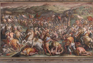 Die Schlacht von Marciano in Val di Chiana